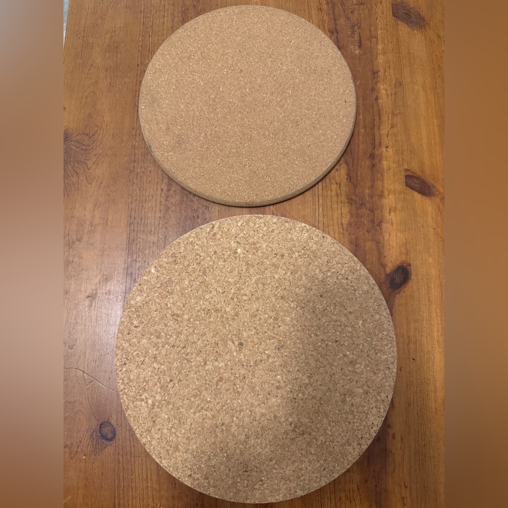 Set of 2 Coastal Cork Trivets Crab 9” Pelican 8” Nautical Beach‎ And Decoration - Picture 2 of 6